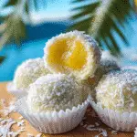 Hawaiian Pineapple Coconut Truffles are a heavenly delight! 3 Hawaiian Pineapple Coconut Truffles