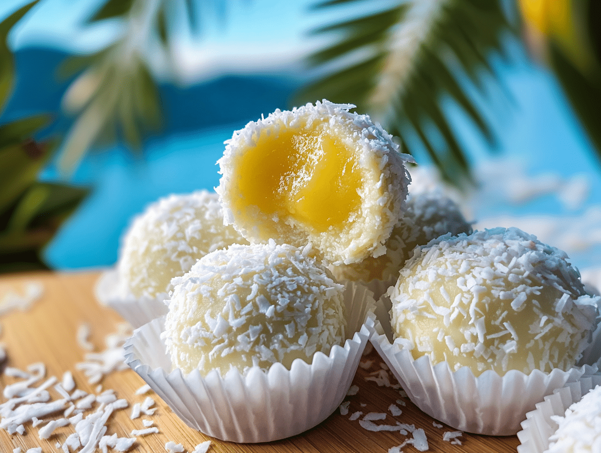 Hawaiian Pineapple Coconut Truffles