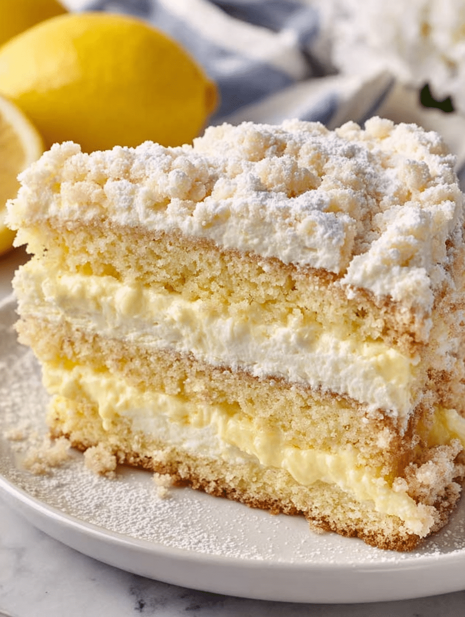 Italian Lemon Cream Cake
