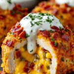 Loaded Nacho-Stuffed Chicken Breasts for Flavor Lovers! 3 Loaded Nacho-Stuffed Chicken Breasts (Cheesy Crunch Explosion)