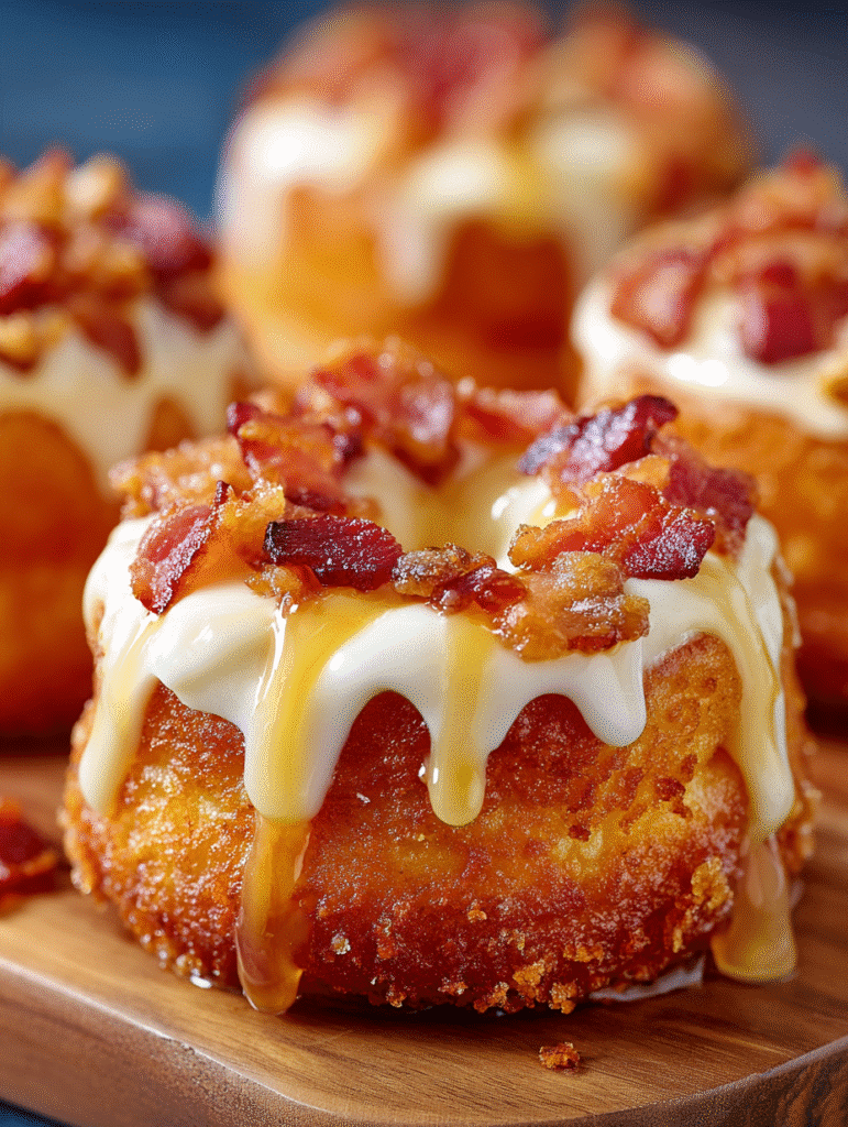 Maple Bacon Churro Donuts