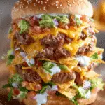 Mega Nacho Burger Pyramid: Discover the Ultimate Recipe! 3 Mega Nacho Burger Pyramid