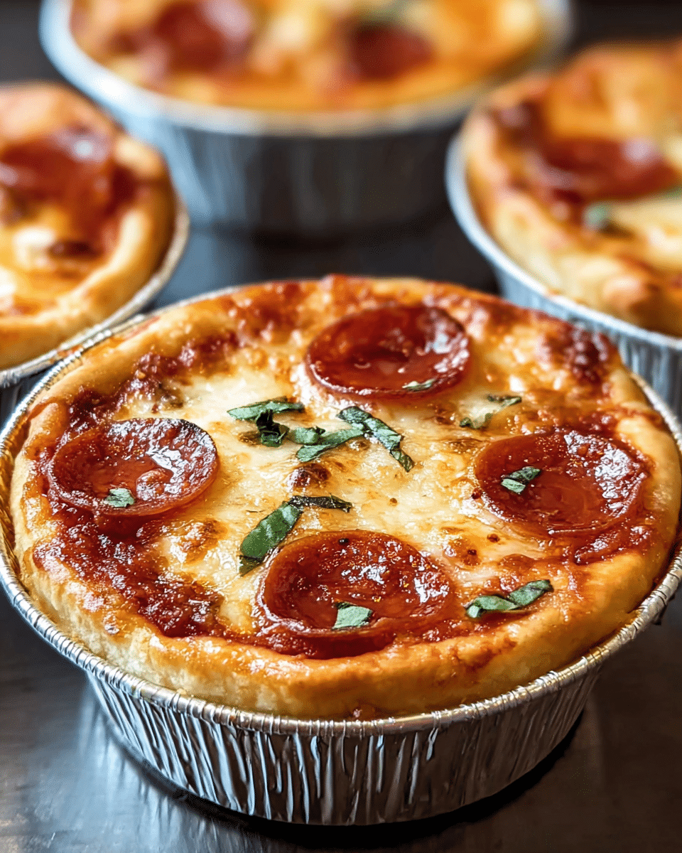 Mini Pizza Pot Pies