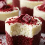 Red Velvet Cheesecake Mini Brownies Recipe You'll Love! 3 Red Velvet Cheesecake Mini Brownies