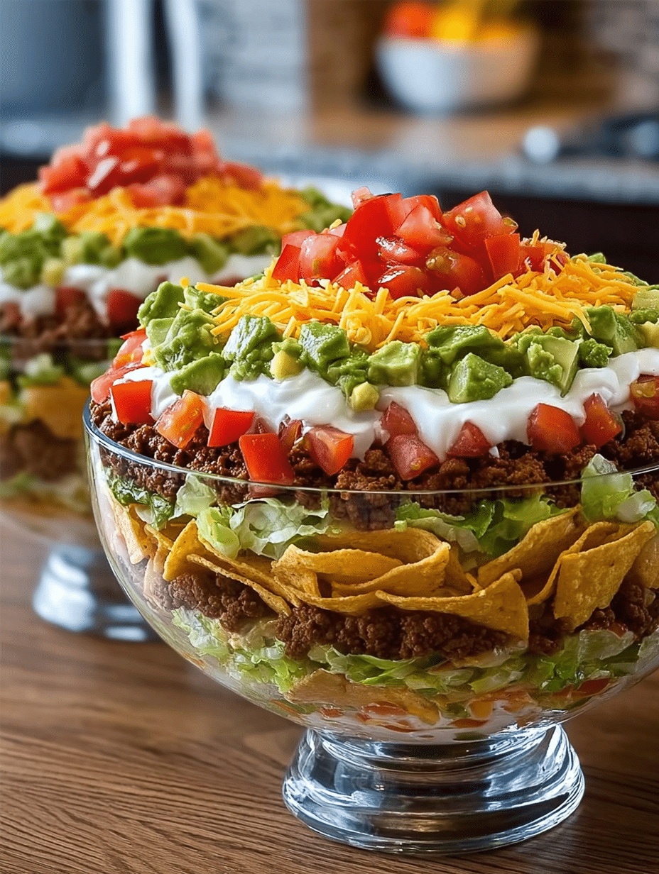 Seven-Layer Taco Salad