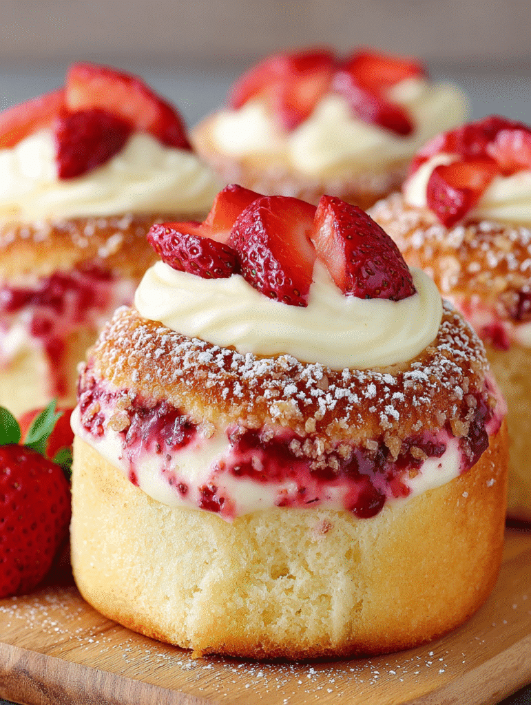 Strawberry Sweet Rolls Delight