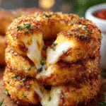 Stuffed Pizza Onion Rings (Crispy, Cheesy, and Irresistible!) 3 Stuffed Pizza Onion Rings