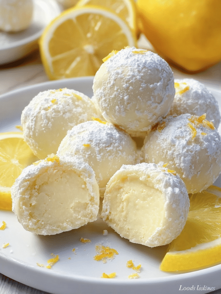 Zesty 4-Ingredient Lemon Truffles