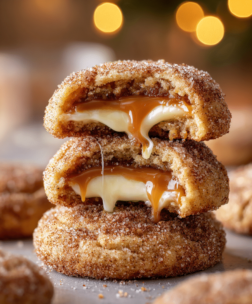 Cheesecake Caramel Cookies