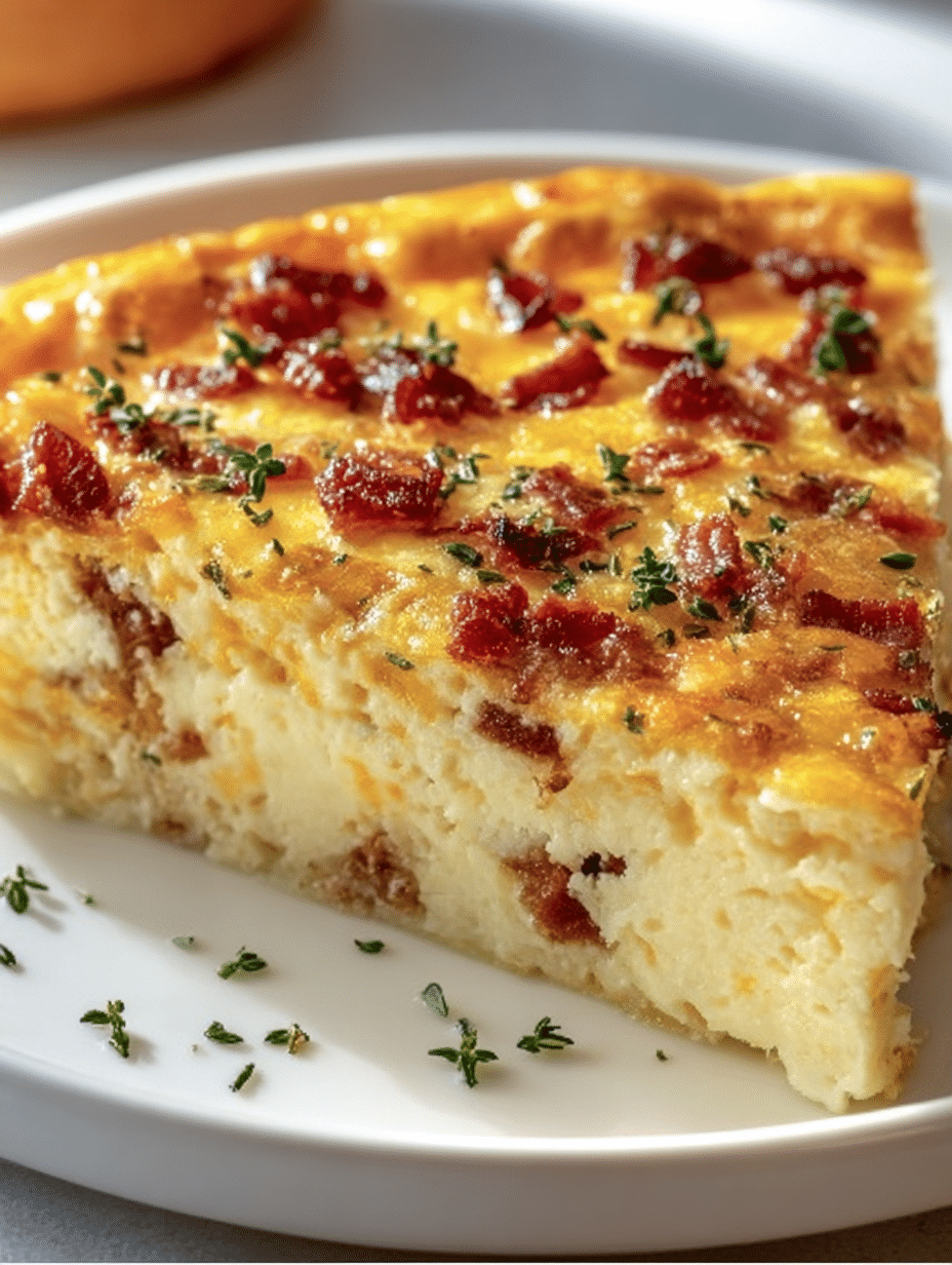 Bacon & Cheese Crustless Quiche: A Simple, Tasty Recipe! 4 Bacon & Cheese Crustless Quiche