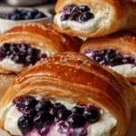 Blueberry Cream Cheese Crescent Rolls are a must-try! 6 Blueberry Cream Cheese Crescent Rolls
