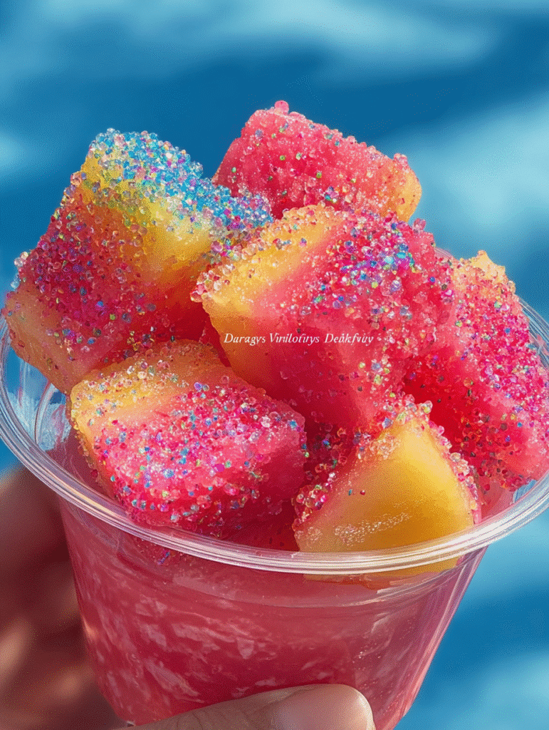 Candy-Crusted Pineapple Gems