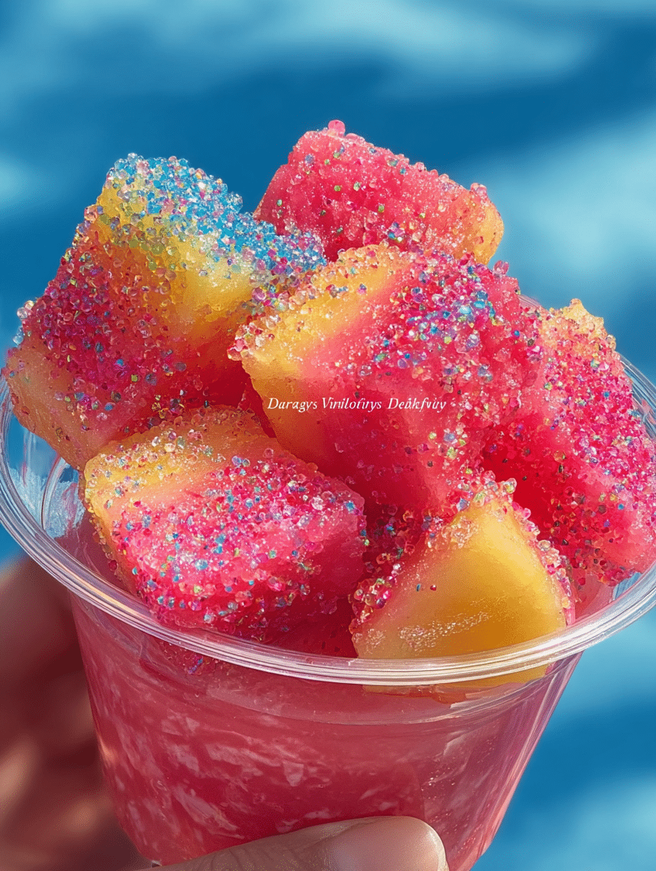 Candy-Crusted Pineapple Gems