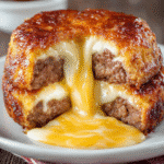 Cheeseburger Lava Cake: Discover the Ultimate Comfort! 6 Cheeseburger Lava Cake (Molten Melt Bomb)