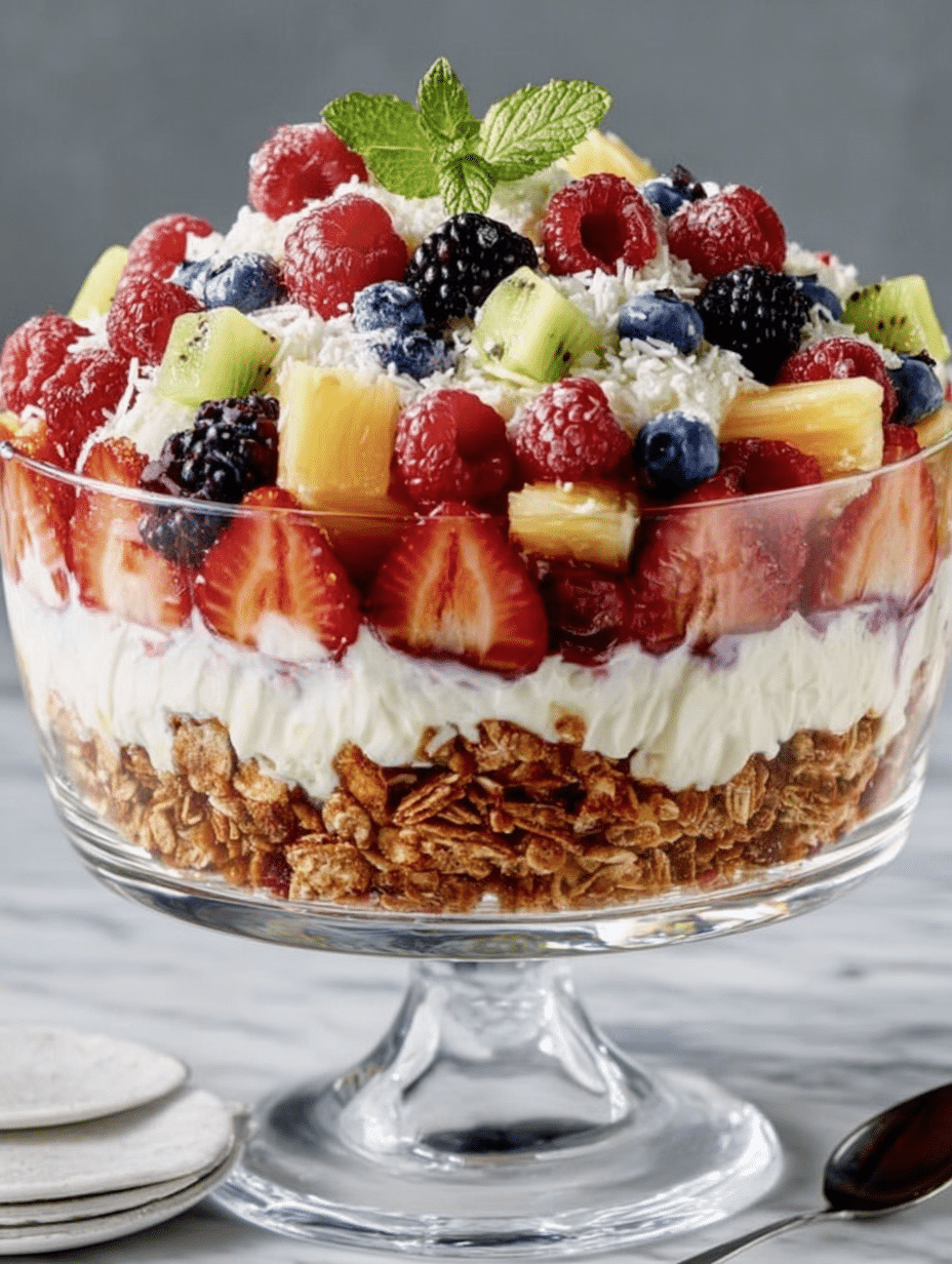Cheesecake Fruit Salad Parfait: Discover a Delightful Layered Dessert! 4 Cheesecake Fruit Salad Parfait