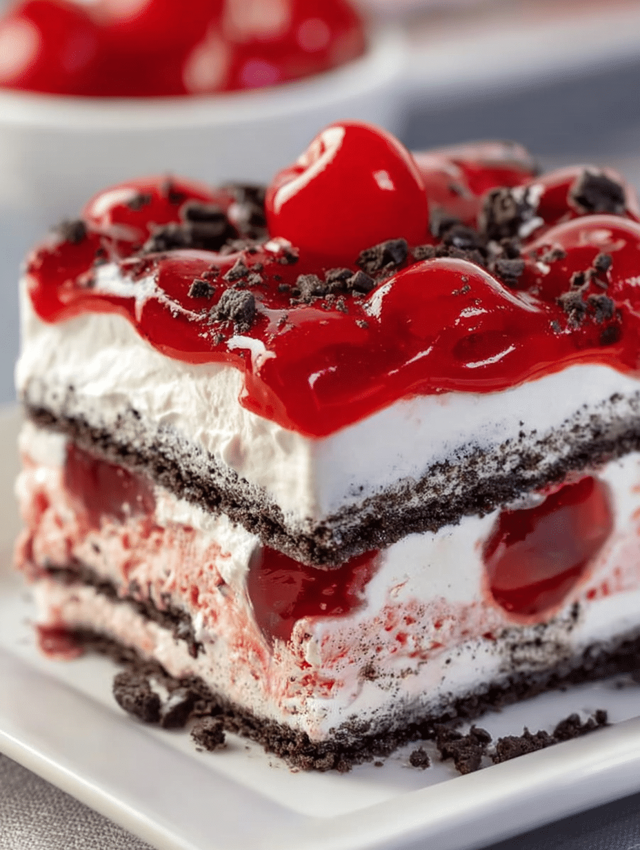 Cherry Oreo Icebox Cake: Indulge in a Quick Delight! 4 Cherry Oreo Icebox Cake