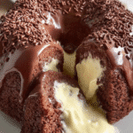 Chocolate Fudge Bundt Cake with Cream Filling delight! 6 Chocolate Fudge Bundt Cake with Cream Filling