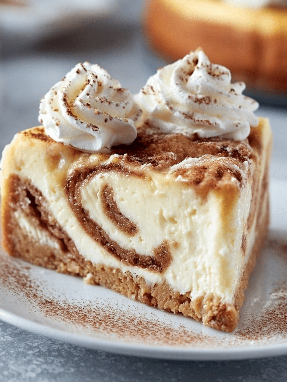 Cinnamon Roll Cheesecake Recipe