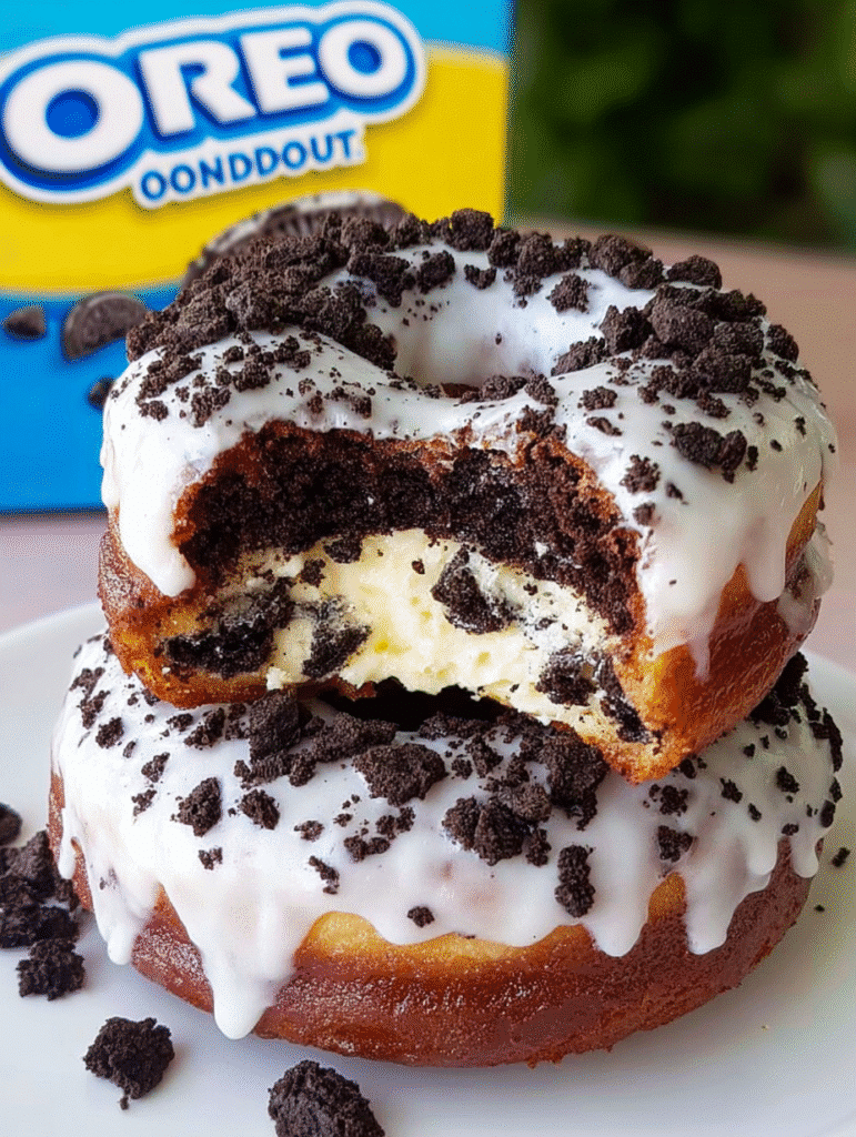 Cookies & Cream Oreo Doughnuts