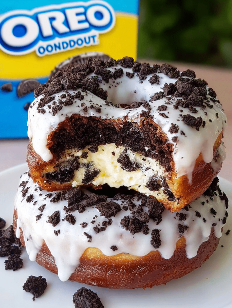 Cookies & Cream Oreo Doughnuts