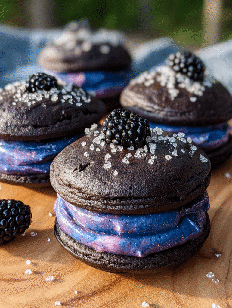 Cosmic Midnight Whoopie Pies