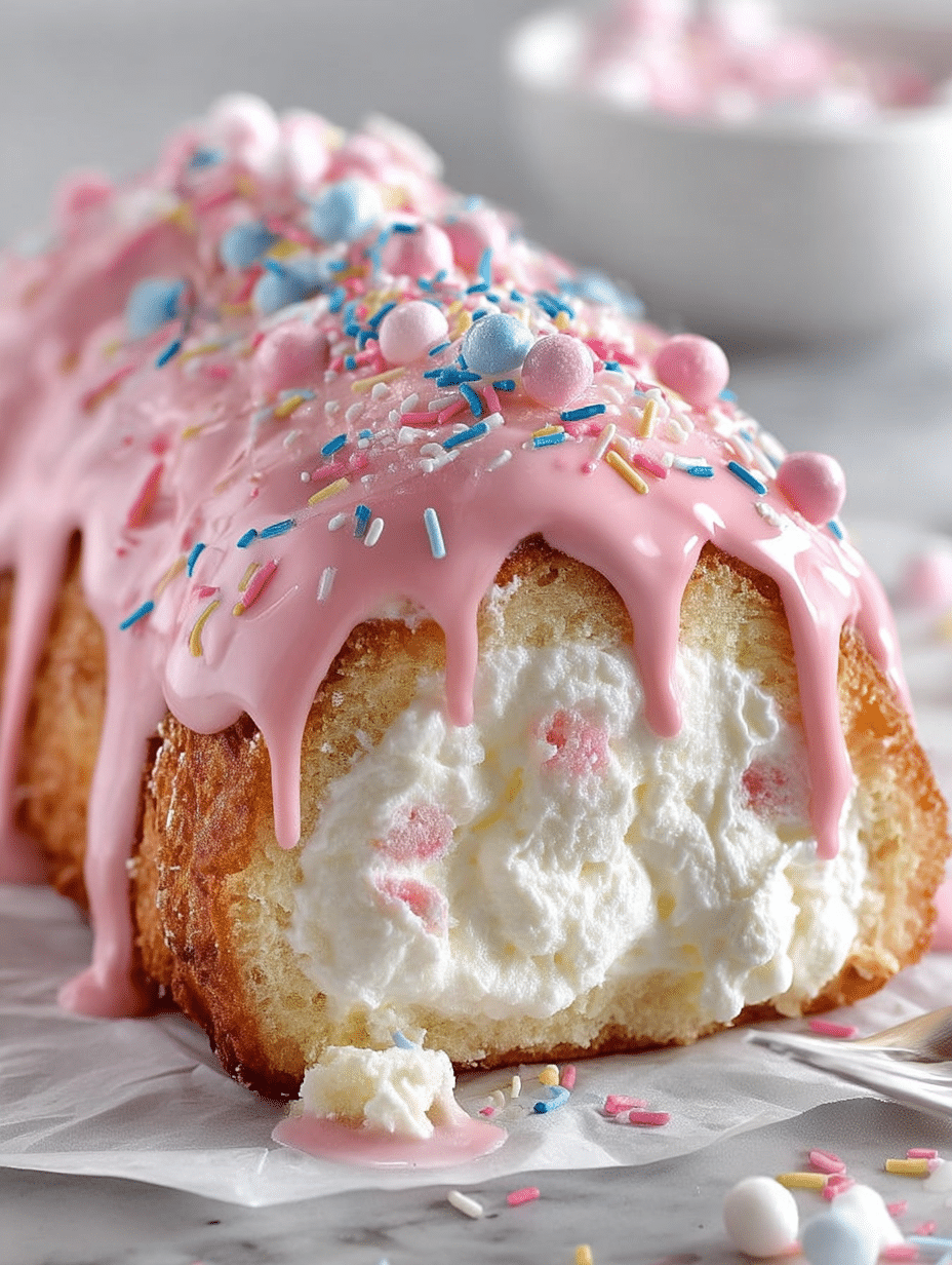 Cotton Candy Ice Cream Roll Cake Recipe You’ll Love! 4 Cotton Candy Ice Cream Roll Cake