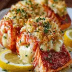 Crab and Shrimp Stuffed Salmon: A Delicious Recipe Guide 6 Crab and Shrimp Stuffed Salmon