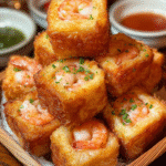 Crispy Shrimp Toast Bites: A Delightful Treat Revealed! 3 Crispy Shrimp Toast Bites