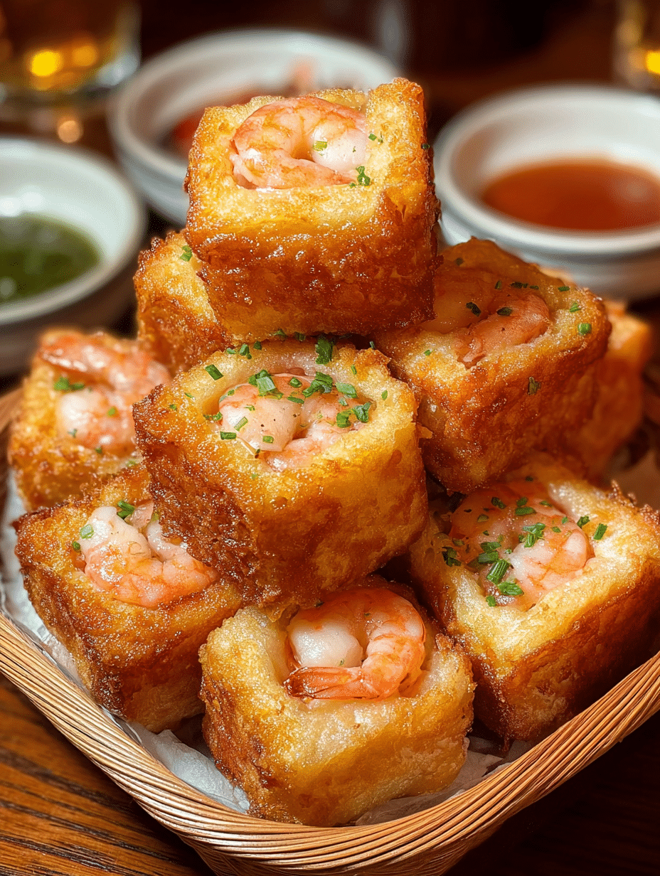 Crispy Shrimp Toast Bites