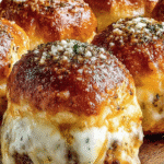 Garlic Parmesan Cheeseburger Bombs: A Flavorful Treat! 6 Garlic Parmesan Cheeseburger Bombs