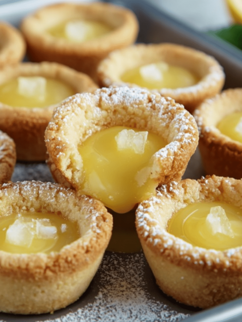 Lemon Curd Cookie Cups: A Delightful Dessert Recipe! 4 Lemon Curd Cookie Cups