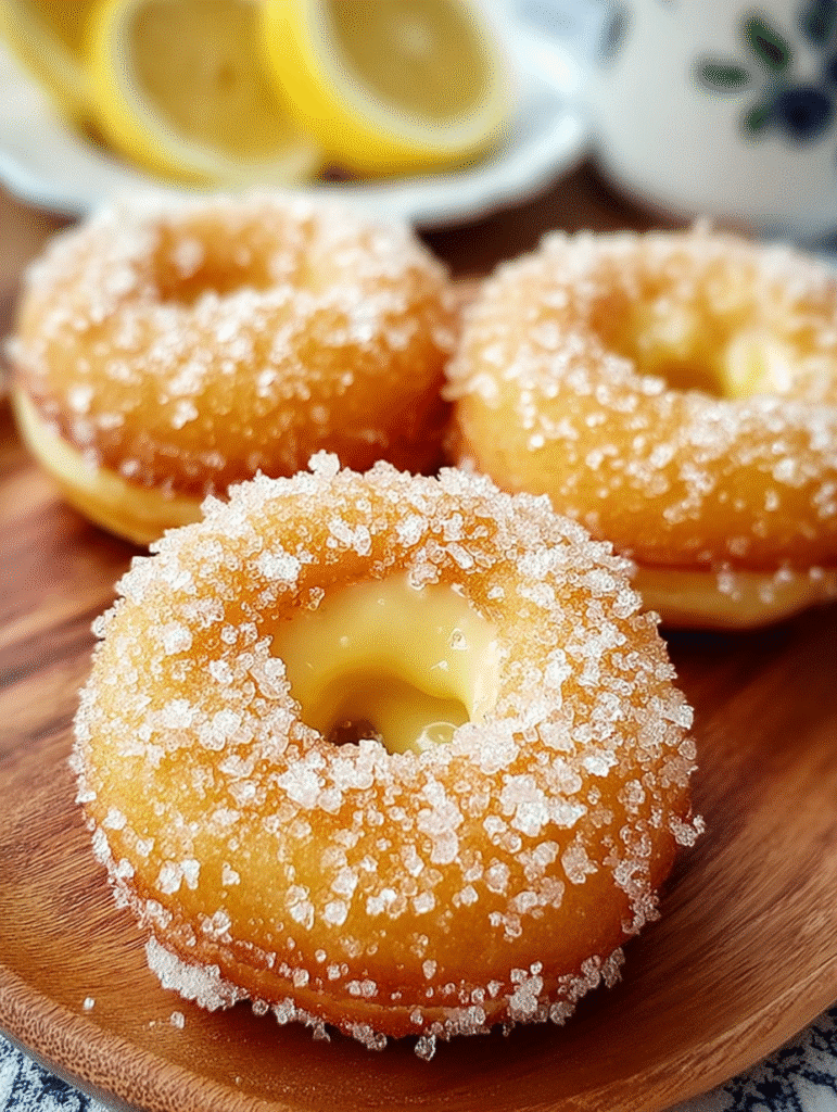 Lemon Sugar Baked Donuts