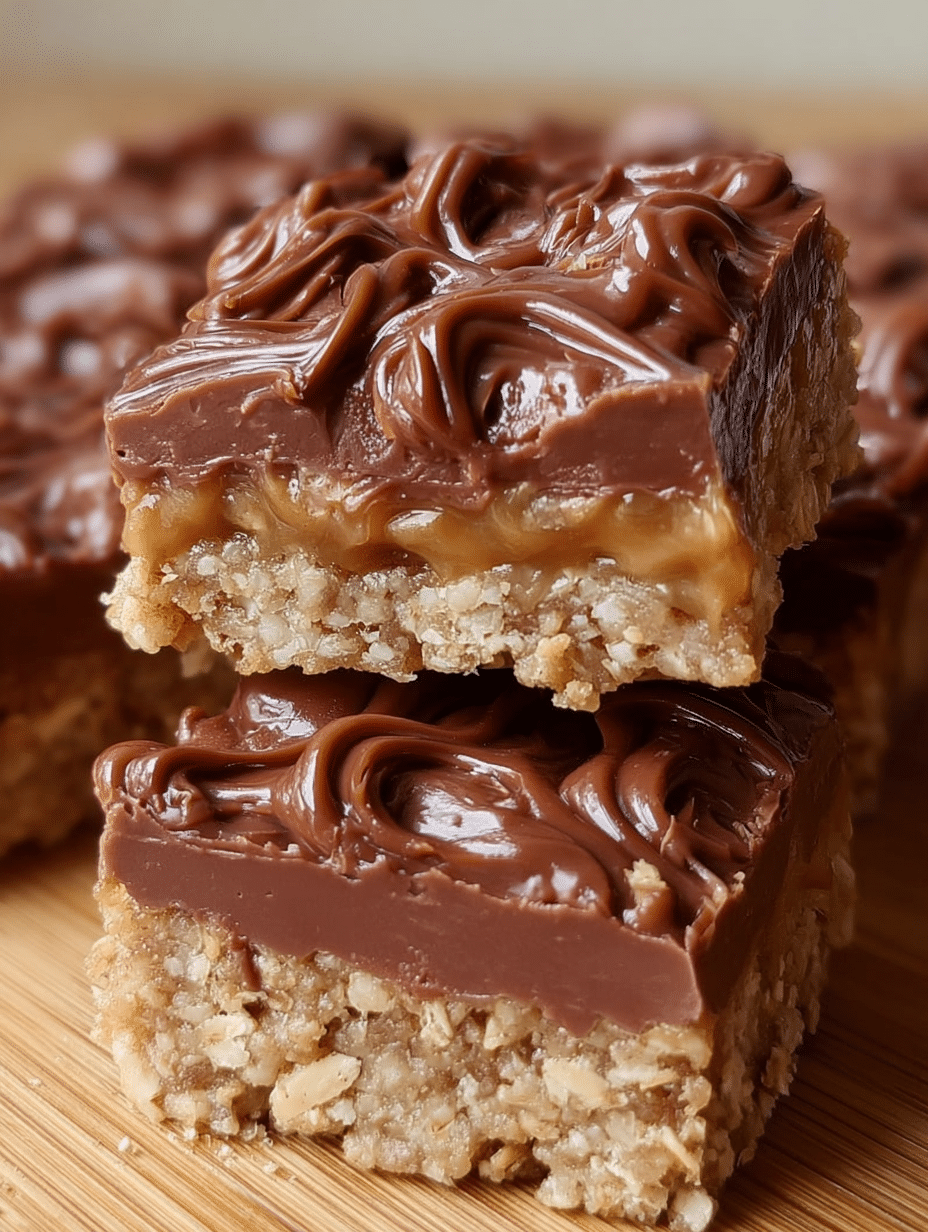 No-Bake Chocolate Oatmeal Peanut Butter Bars: Easy Recipe! 4 No-Bake Chocolate Oatmeal Peanut Butter Bars