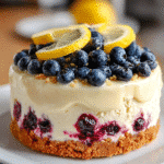 No-Bake Lemon Blueberry Cheesecake: A Delightful Treat! 6 No-Bake Lemon Blueberry Cheesecake