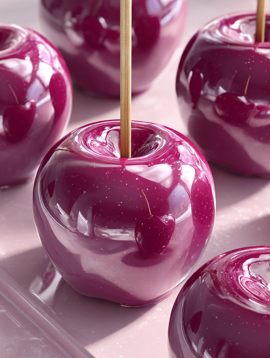 Peach Berry Candy Apples: A Sweet Recipe Delight! 4 Peach Berry Candy Apples