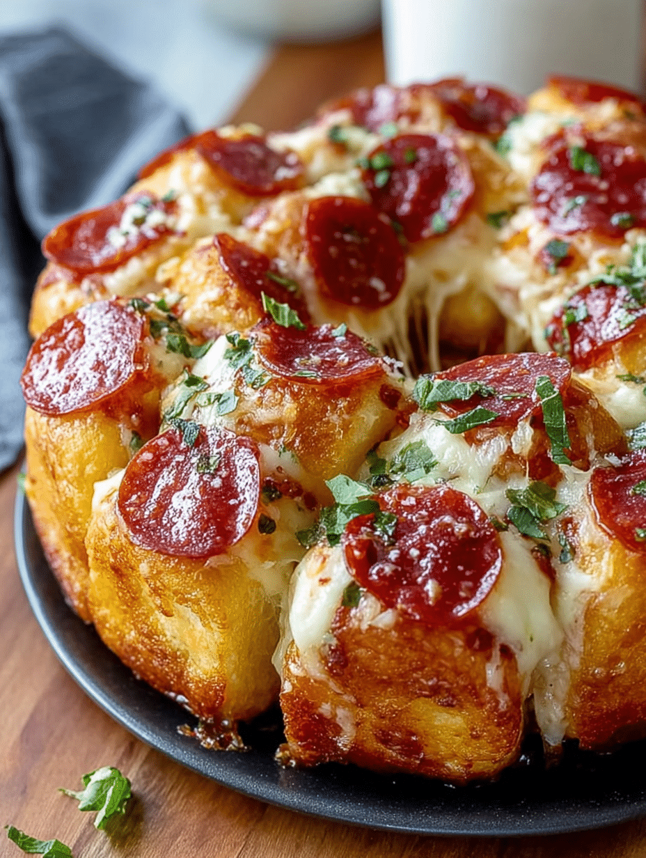 Pull-Apart Pepperoni Pizza Bread Recipe You’ll Love! 4 Pull-Apart Pepperoni Pizza Bread