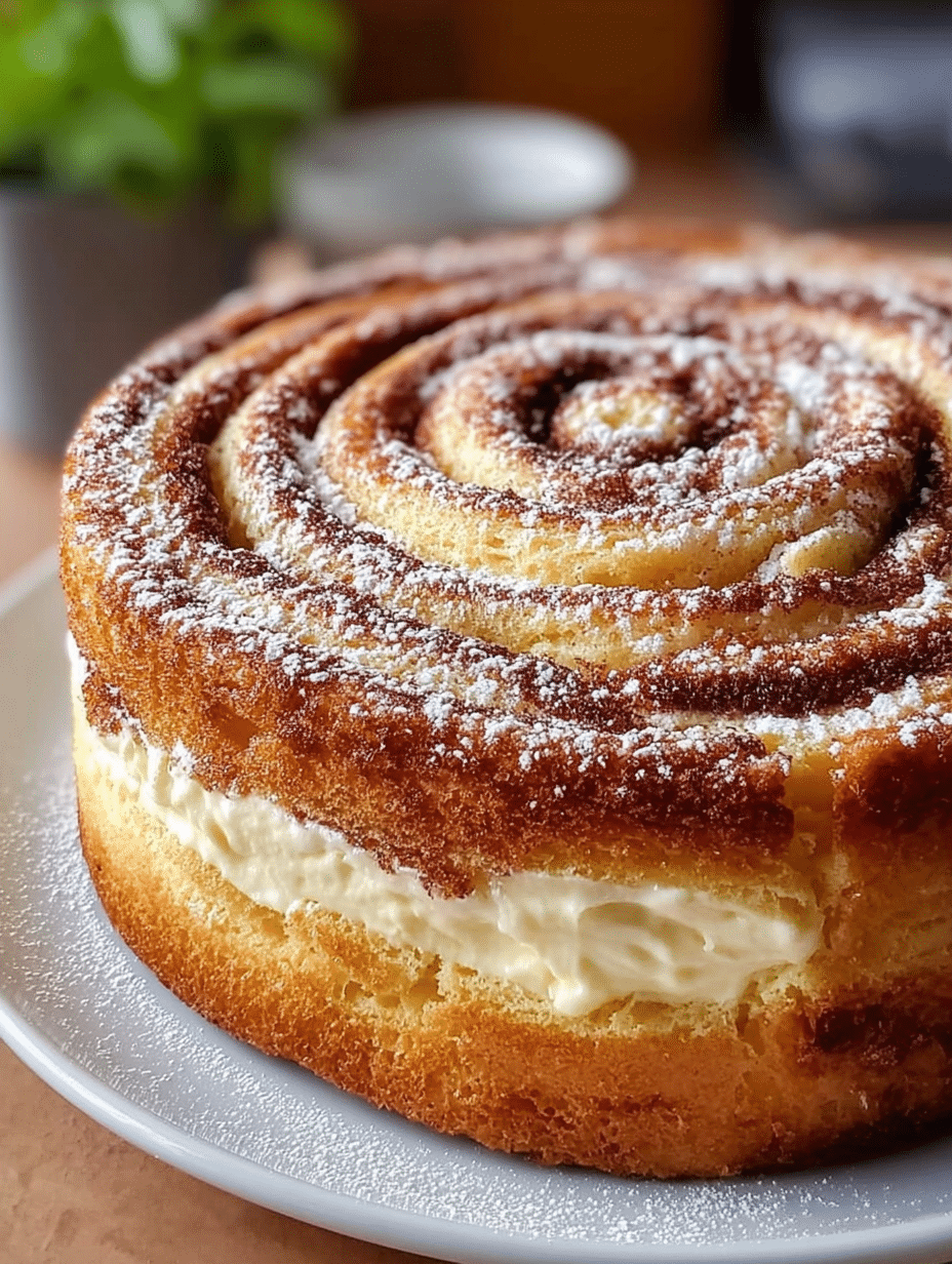 Soft & Creamy Cinnamon Roll Cake: A Must-Try Recipe! 2 Soft & Creamy Cinnamon Roll Cake