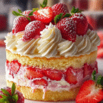 Strawberry Cream Layer Cake Recipe: Delightful & Easy! 6 Strawberry Cream Layer Cake Recipe