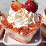 Strawberry Crunch Tres Leches Cups are a must-try dessert! 6 Strawberry Crunch Tres Leches Cups