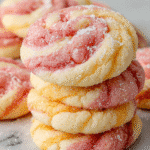 Strawberry Lemonade Swirl Cookies are a must-try! 3 Strawberry Lemonade Swirl Cookies