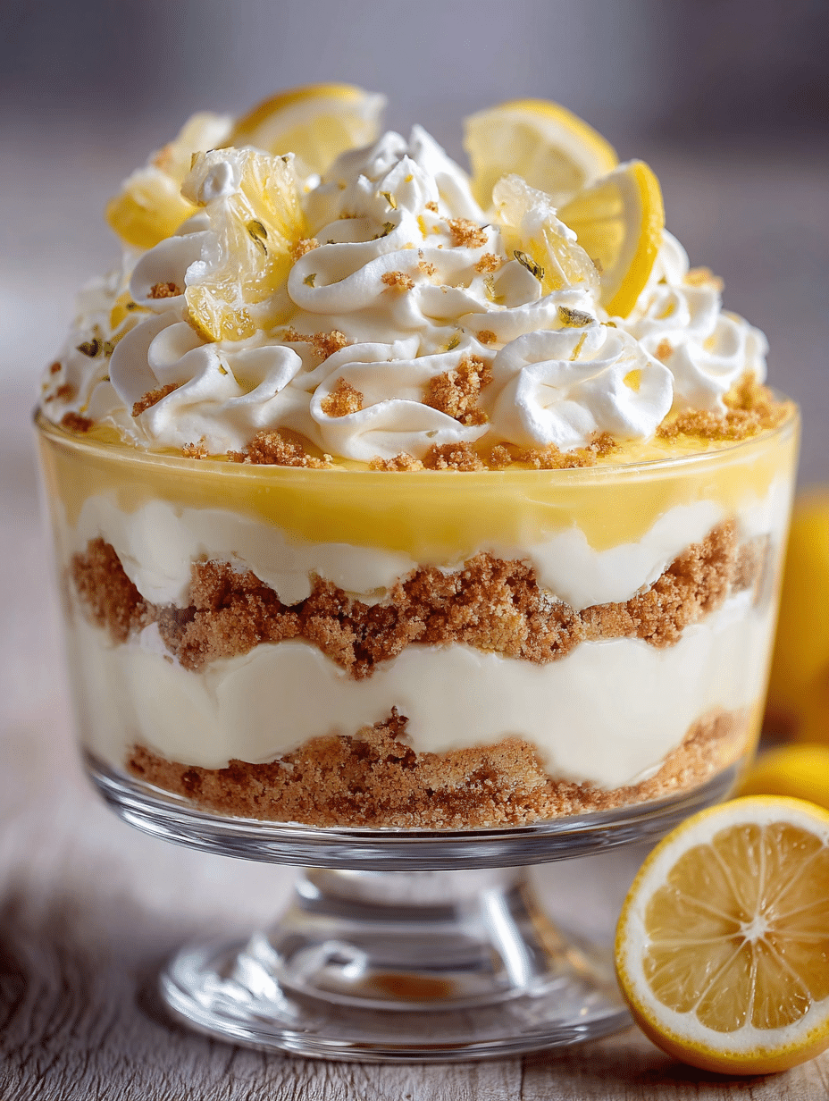 Sunshine Lemon Trifle: A Refreshing No-Bake Delight! 4 Sunshine Lemon Trifle