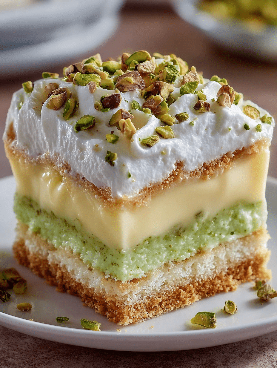 Tropical Pistachio Bliss Cake
