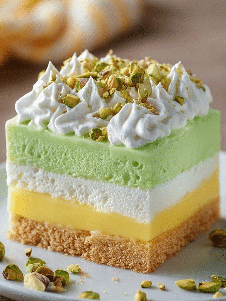 Tropical Pistachio Bliss Cake