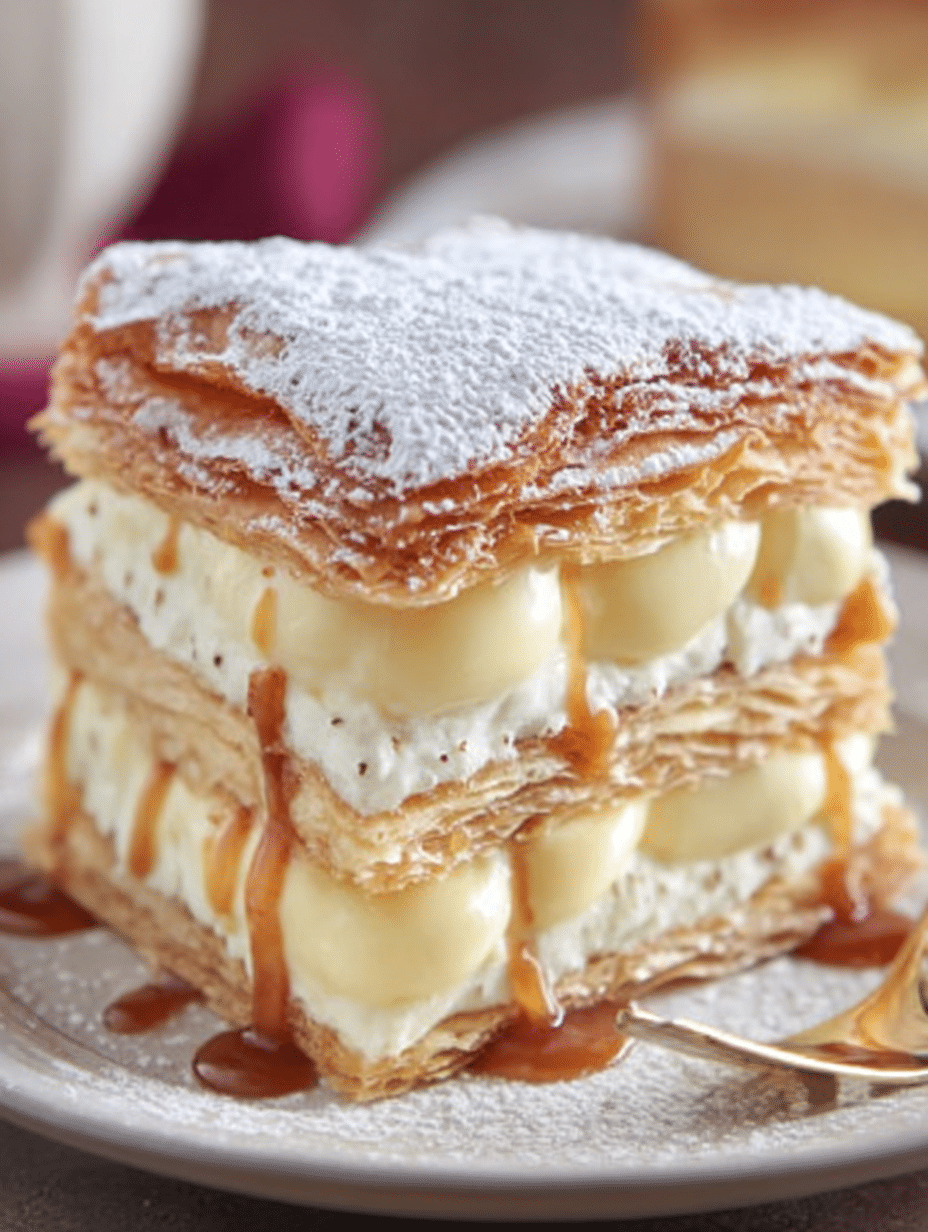 Vanilla Custard Mille-Feuille (Napoleon Slice)