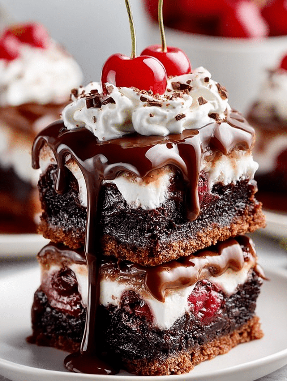 Black Forest Brownies: Indulge in this Easy Recipe! 4 Black Forest Brownies