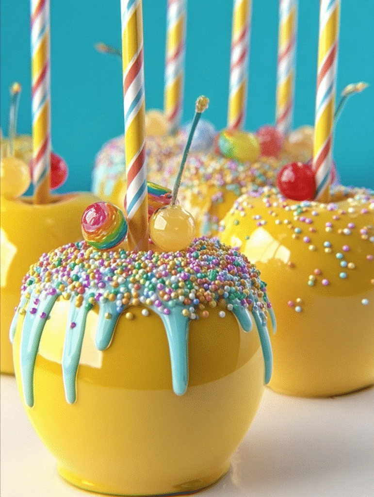Candy Carnival Caramel Apples