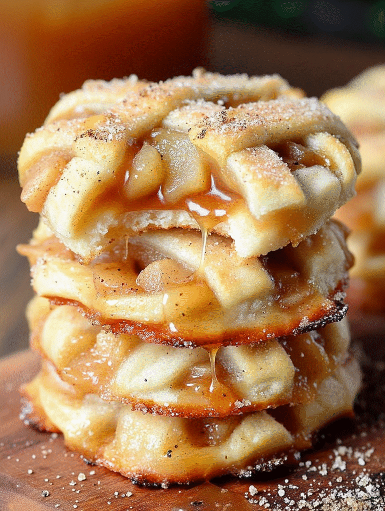 Caramel Apple Pie Cookies