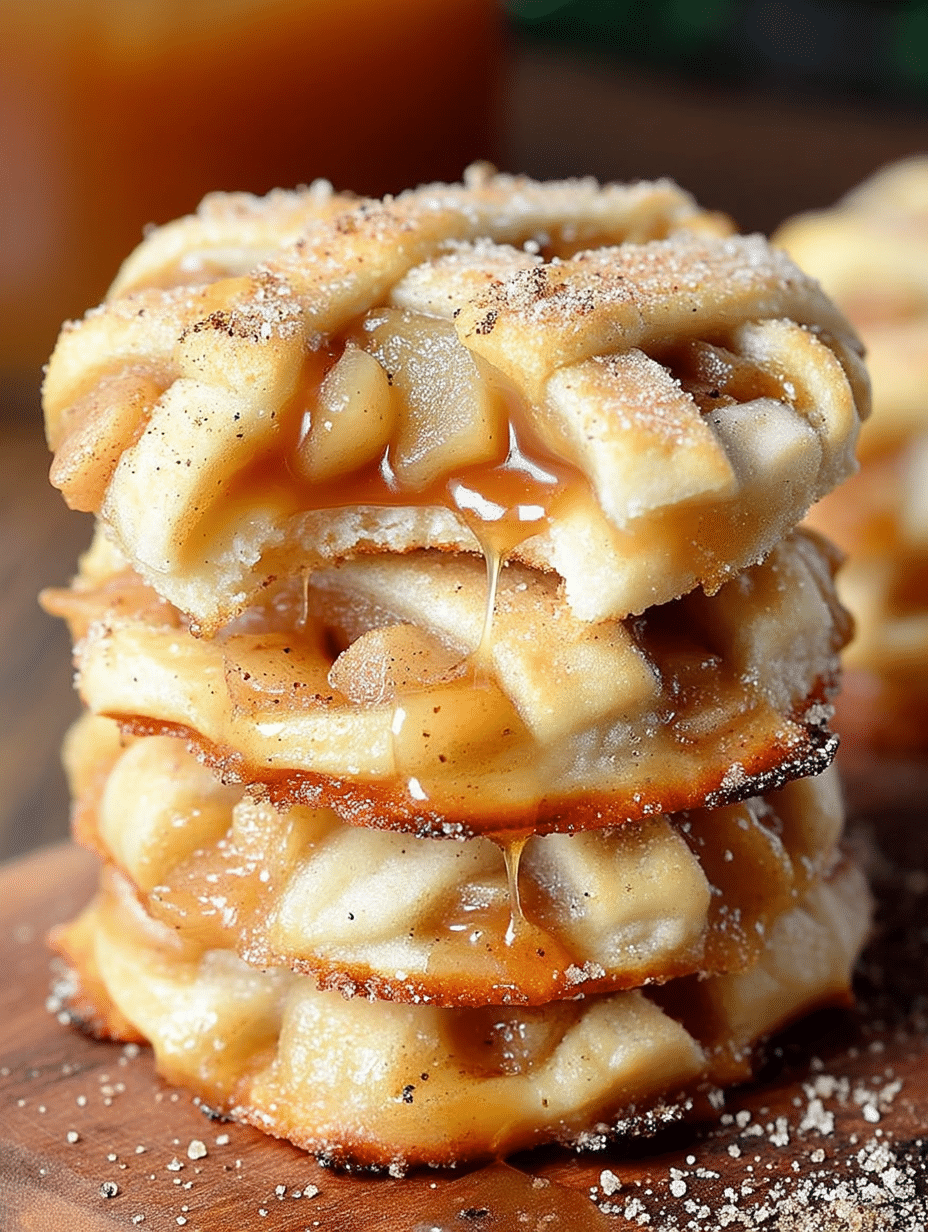 Caramel Apple Pie Cookies