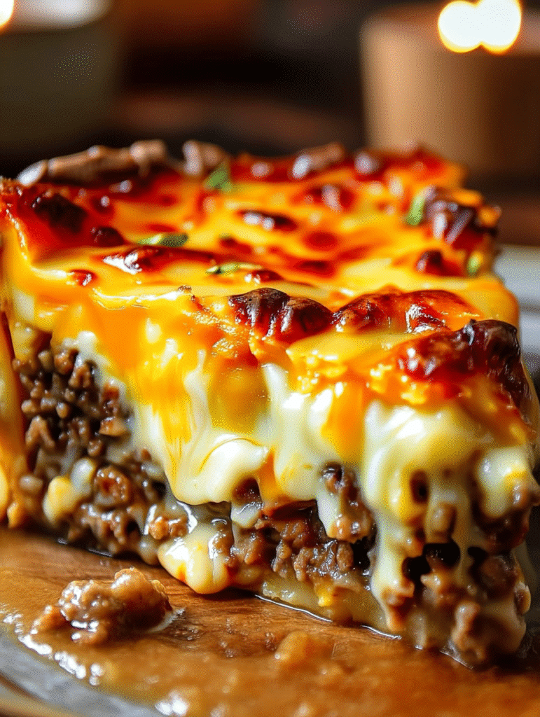 Cheesy Beef Shepherd’s Pie Bake