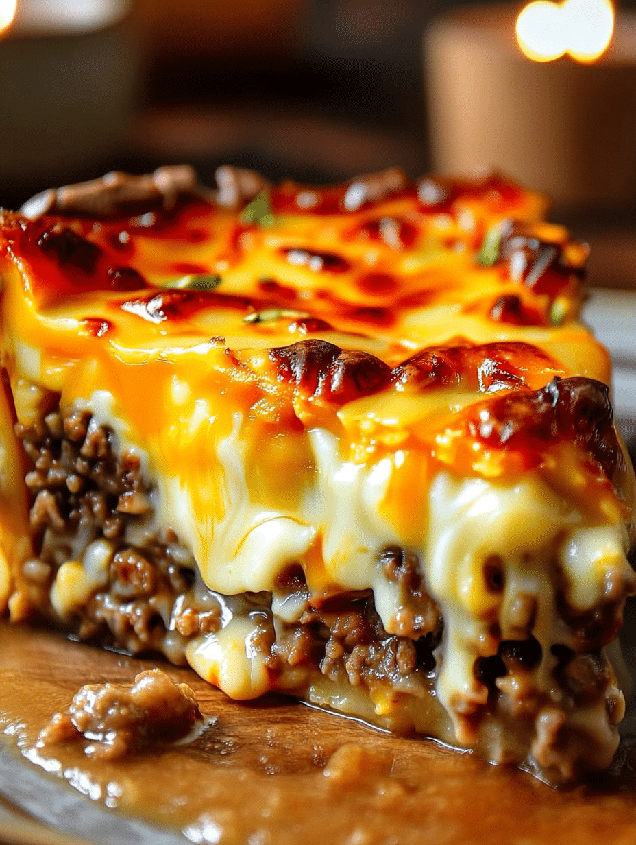 Cheesy Beef Shepherd’s Pie Bake
